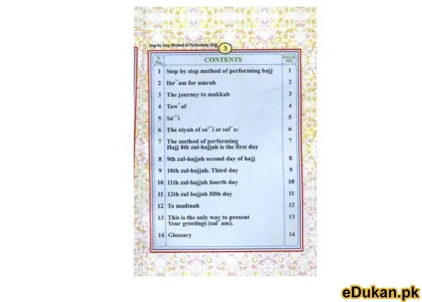 Step by Step Method of Performing Hajj