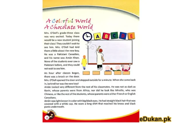 Chocolate World Dolphin Series Compiled By UM-Eessa Card Cover 4 colors Children Series چاکلیٹ ورلڈ ڈالفن سیریز بچوں کی کہانیاں