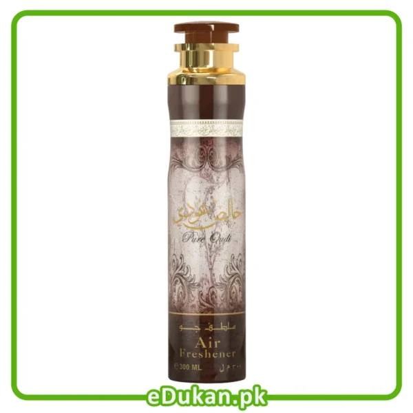 Lattafa Pure Oudi 300ML Air Freshener also known as Khalis Oudi 300ML