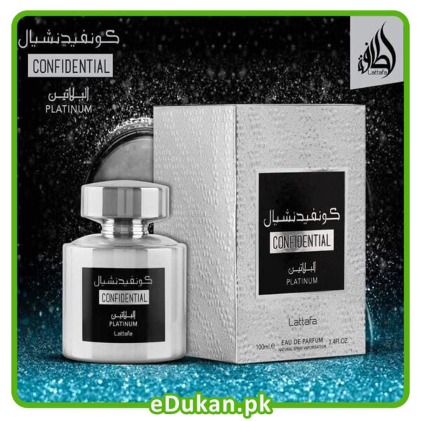 Confidential Platinum 100ML Lattafa Perfumes