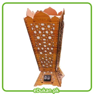 Electric Incense Burner with Light Lamp Light Brown