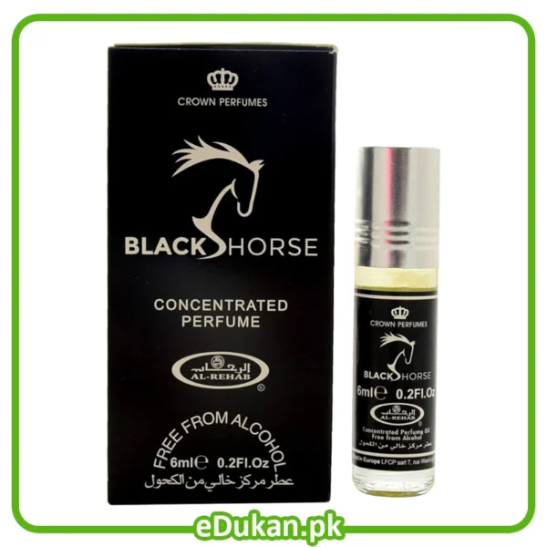 Black Horse 6ML Al Rehab Perfumes | Crown Perfumes